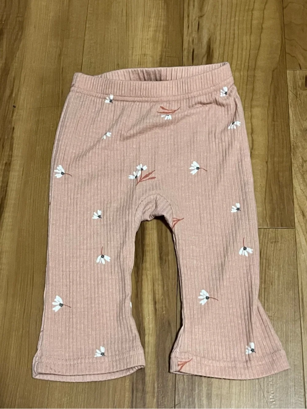 RZ by Rachel Zoe Baby Girl Floral Ribbed 2-Piece Set 6-9M